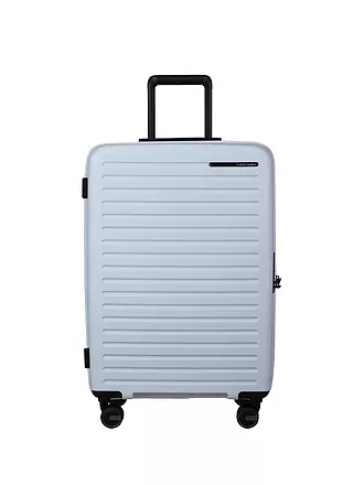 SAMSONITE | Trolley RESTACKD SPINNER 68cm expandible sage | hellblau